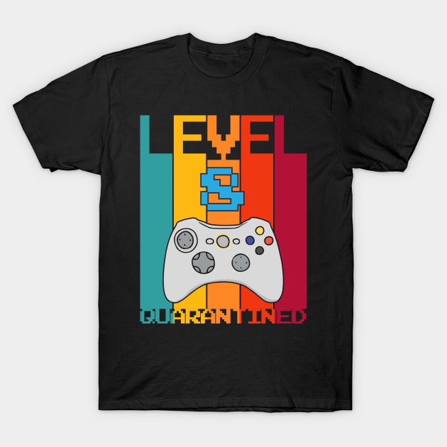 Level 8 Quarantined 8th Video Gamer Quarantine birthday T-Shirt by heidiki.png